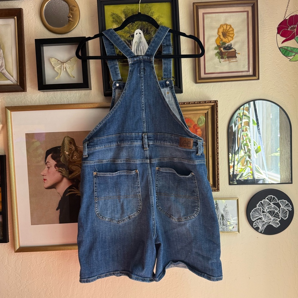 LEE women's relaxed fit heritage overall shorts - Picture 5 of 6